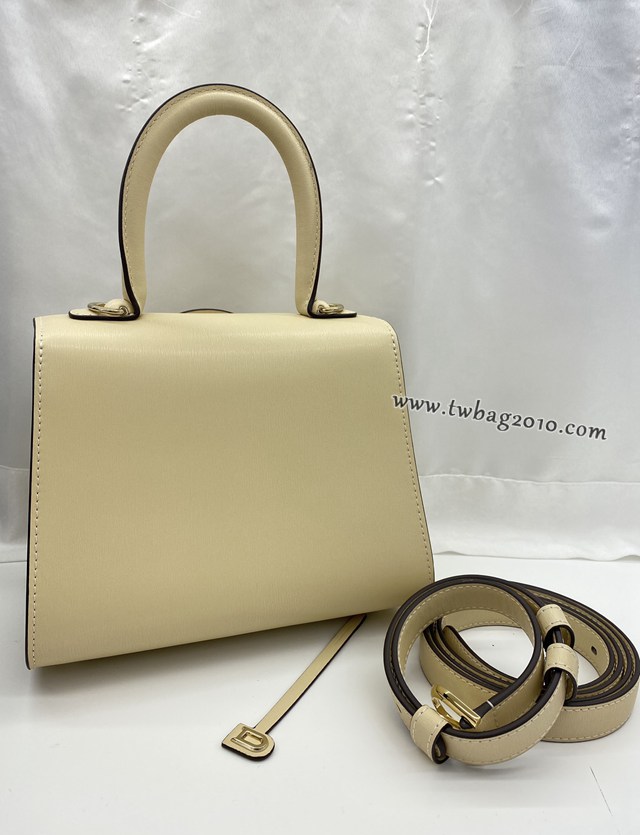 Delvaux新色沙丘色新版box皮手提女包 德爾沃專櫃經典款Brillant PM包袋 bxs1066